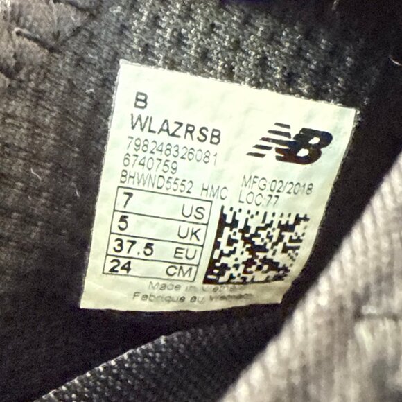 New Balance sneakers running shoes black women’s size 7 like new - Picture 7 of 11